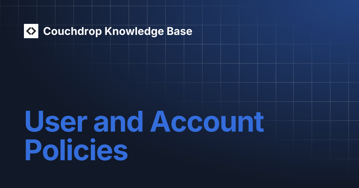 Security | Couchdrop Knowledge Base