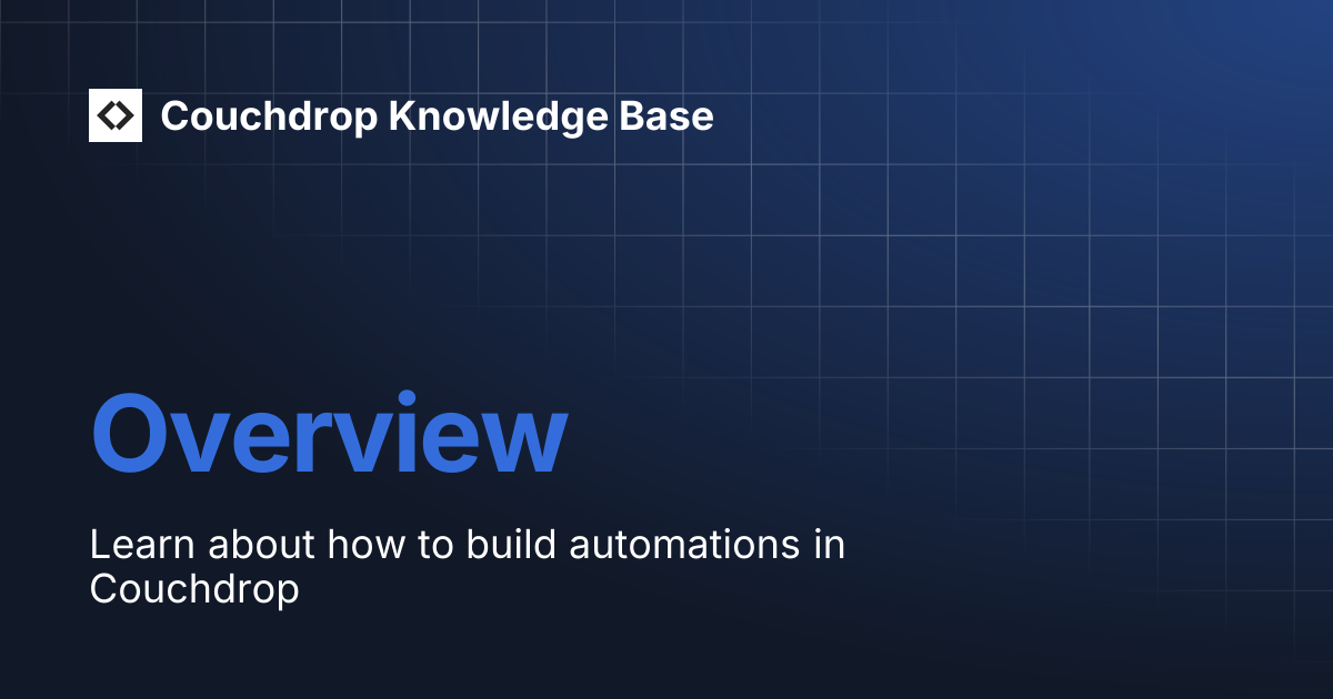 Automation Builder | Couchdrop Knowledge Base